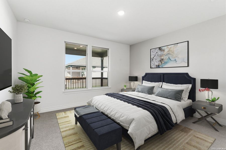 Furnished interior view inside a new home in Del Webb New Braunfels at Veramendi, New Braunfels (Image 4).