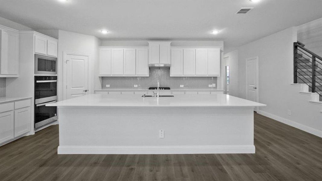 Furnished interior view inside a new home in , Dallas (Image 6).