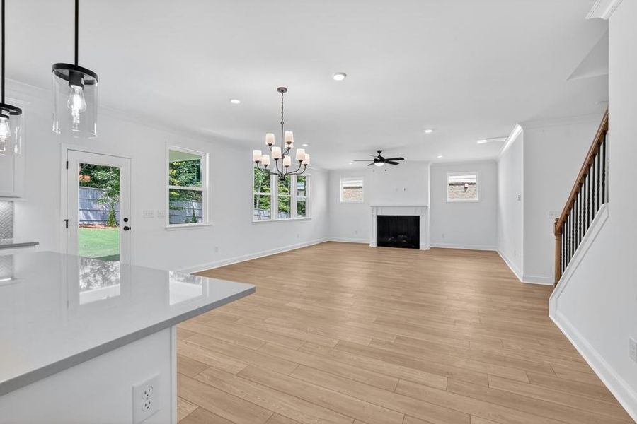 Spacious, unfurnished interior of a new home in Nichols Farm, Dacula (Image 36).