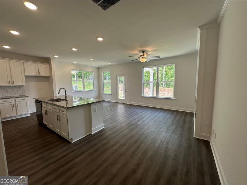 Spacious, unfurnished interior of a new home in Mulberry Summit, Flowery Branch (Image 13). Spacious, unfurnished interior of a new home in Mulberry Summit, Flowery Branch (Image 13).