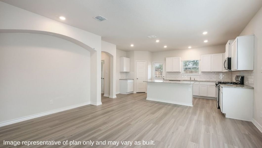 Furnished interior view inside a new home in Riverstone at Westpointe, San Antonio (Image 4).