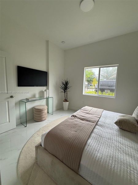 Furnished interior view inside a new home in , Miami (Image 6).