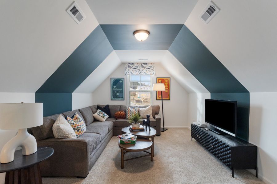 Representative furnished interior of a home built from the Julie II by Great Southern Homes in Peachtree Hills, Lexington (Image 37).