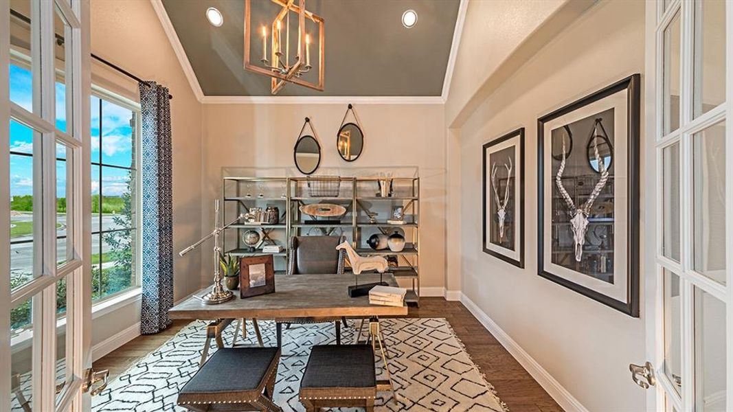 Furnished interior view inside a new home in Goodland: Crossings 50', Venus (Image 4). Furnished interior view inside a new home in Goodland: Crossings 50', Venus (Image 4).