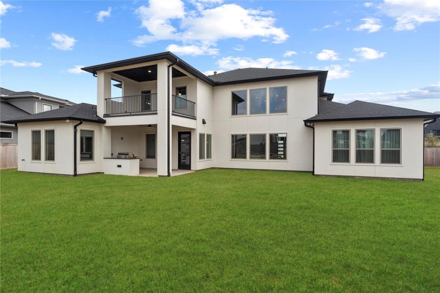 Exterior details and patio area of a home in , Cypress (Image 27).