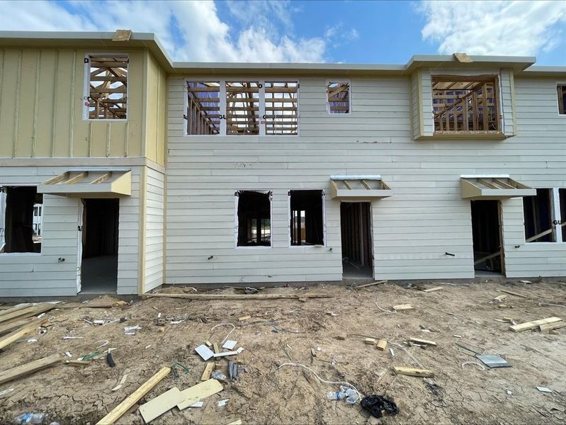 In-progress construction of a new home in The Retreat at Kingsland, Katy, TX (Image 8).