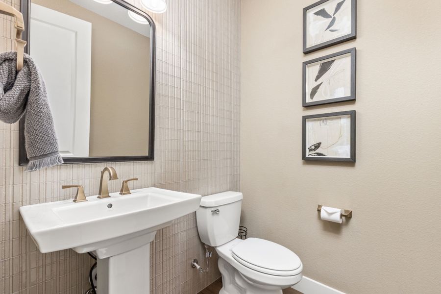 Plan C405 - Representative Photo - Powder Bath Plan C405 - Representative Photo - Powder Bath