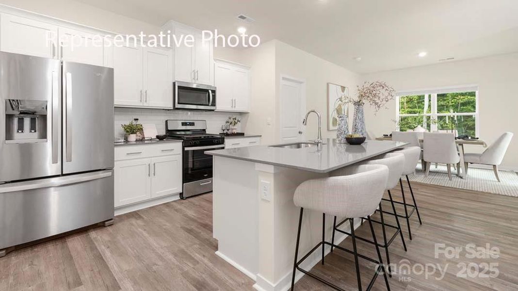 Furnished interior view inside a new home in The Hamptons at Hickory, Hickory (Image 5).
