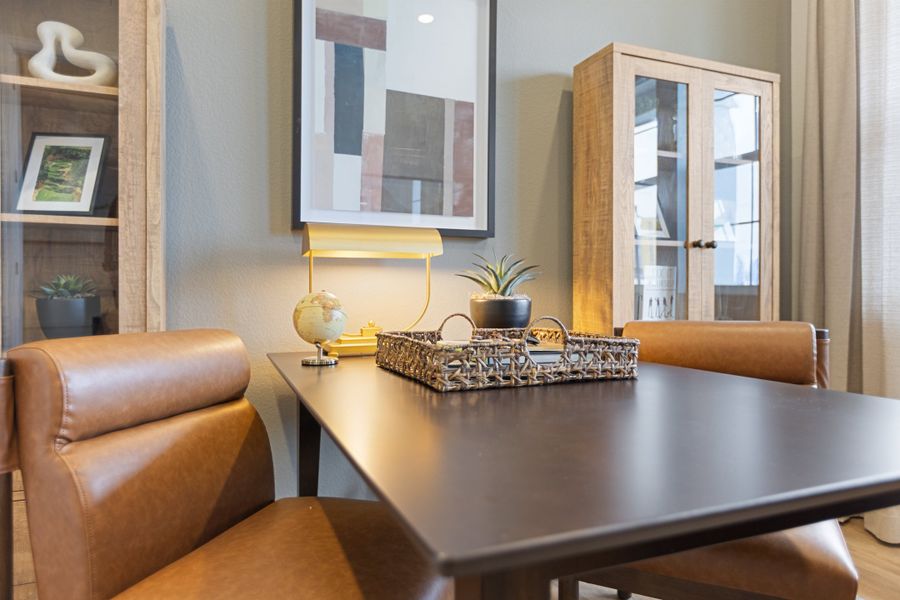 Representative furnished interior of a home built from the 5002 by Risewell Homes in The Estates Collection at Murphy Creek, Aurora (Image 13).