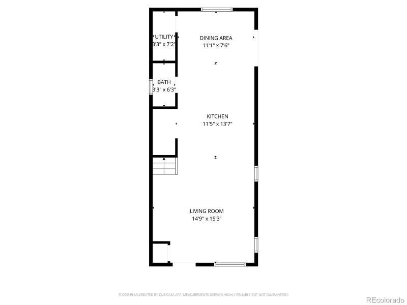 2D floor plan layout of this home in , Denver, CO (Image 4).