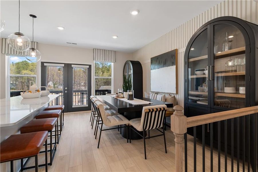 Furnished interior view inside a new home in Daybreak, Newnan (Image 16).