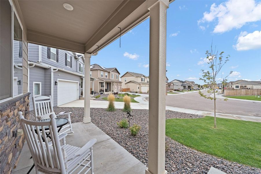 Exterior details and patio area of a home in , Fort Lupton (Image 2).