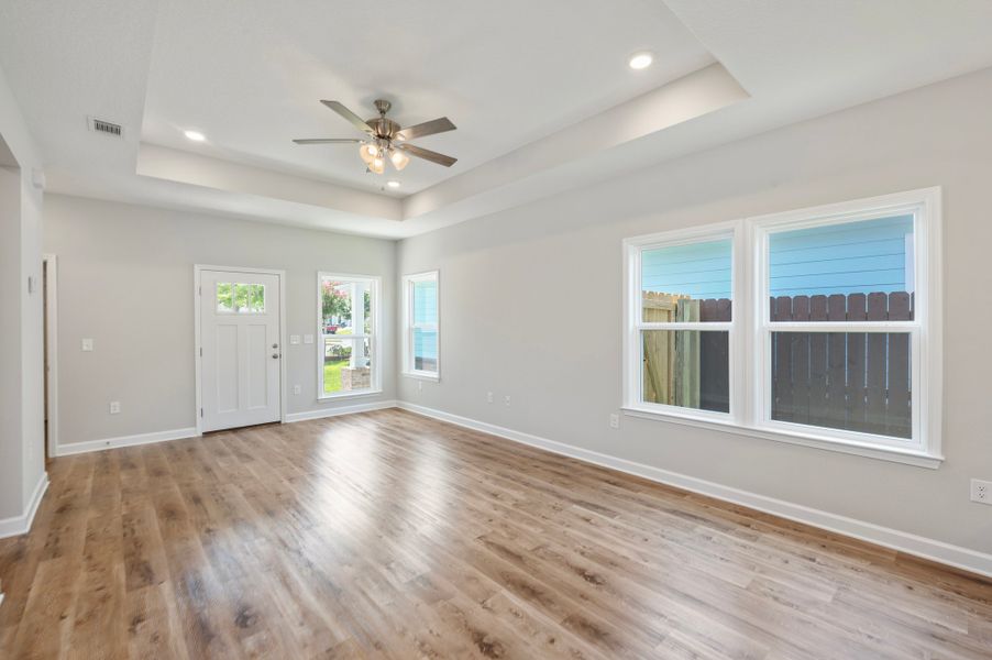 Representative unfurnished interior of a home built from the Austin by CJL Homes in Blossom Grove, Crestview (Image 15).