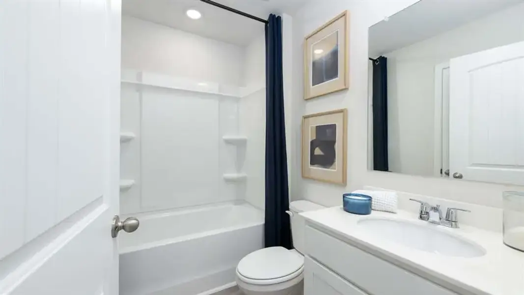 Furnished interior view inside a new home in Townes at Asbury, Hapeville (Image 32). Furnished interior view inside a new home in Townes at Asbury, Hapeville (Image 32).