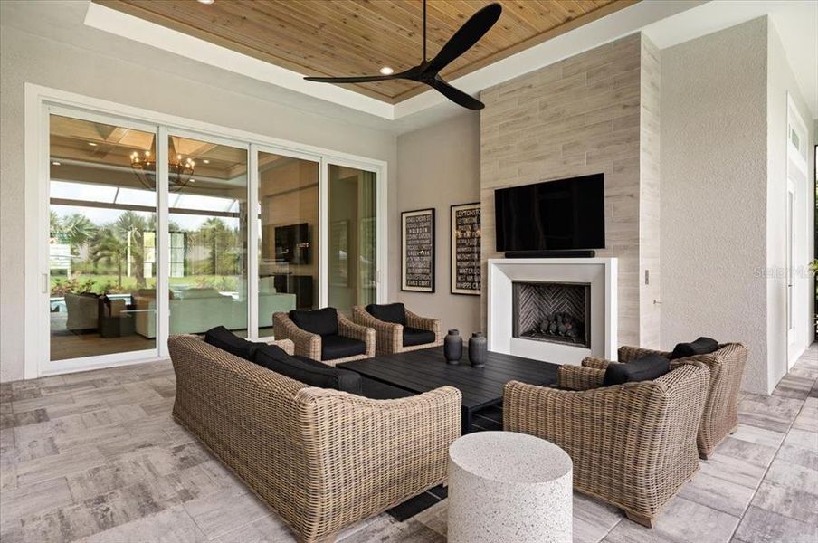 Exterior details and patio area of a home in , Lakewood Ranch (Image 40). Exterior details and patio area of a home in , Lakewood Ranch (Image 40).