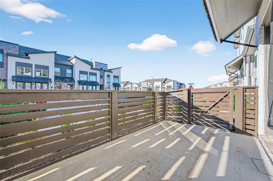 Exterior details and patio area of a home in , Cypress (Image 3).