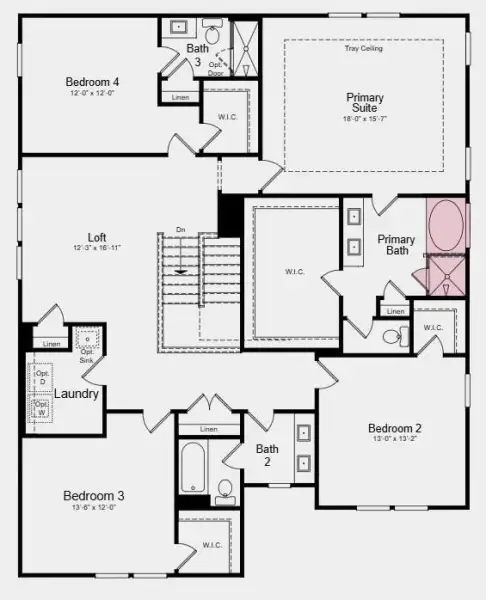 2D floor plan layout of this home in Auburn Glen, Dacula, GA (Image 3). 2D floor plan layout of this home in Auburn Glen, Dacula, GA (Image 3).