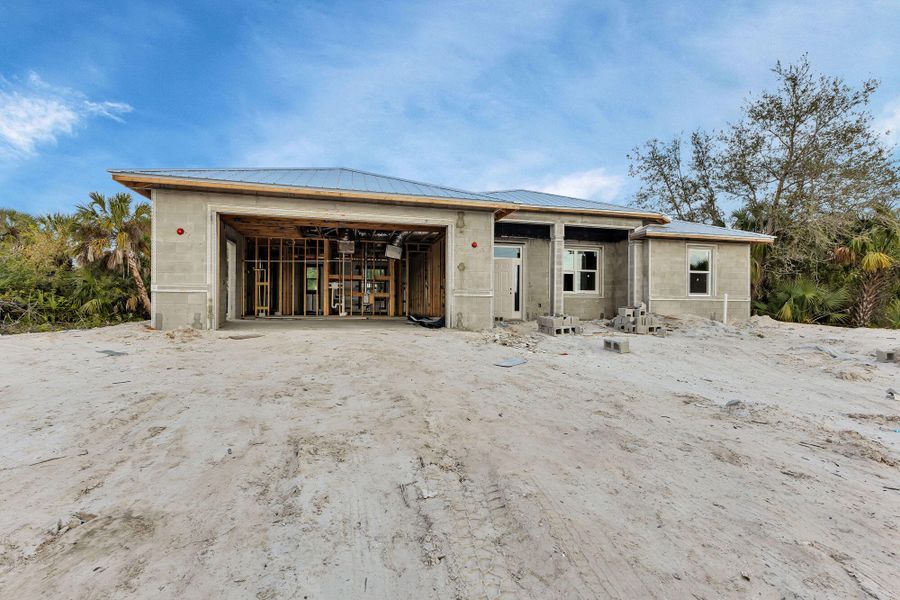 In-progress construction of a new home in , Port Charlotte, FL (Image 13). In-progress construction of a new home in , Port Charlotte, FL (Image 13).