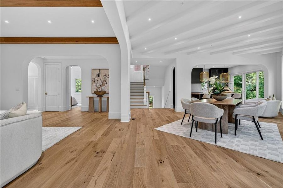 Furnished interior view inside a new home in , Atlanta (Image 45).