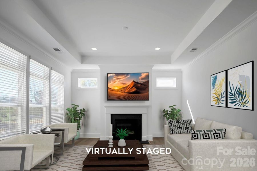 Furnished interior view inside a new home in , Gastonia (Image 14).