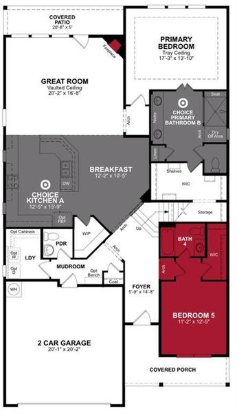 Beazer Homes Valencia on the Lake Blackburn floorplan.