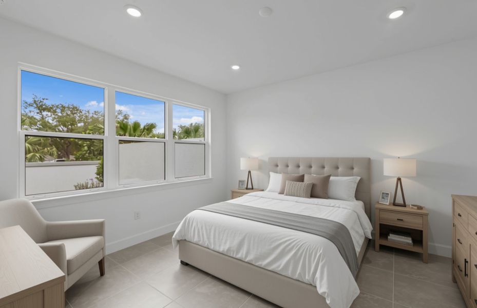 Furnished interior view inside a new home in Shores at Stillwater, Englewood (Image 10).