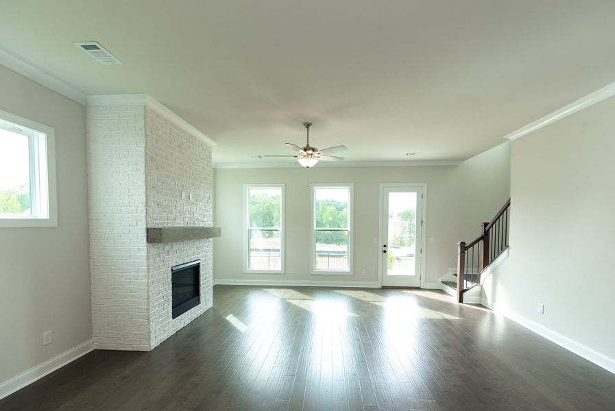 Representative unfurnished interior of a home built from the The Madilyn by The Providence Group in Waterhaven, Cumming (Image 43).