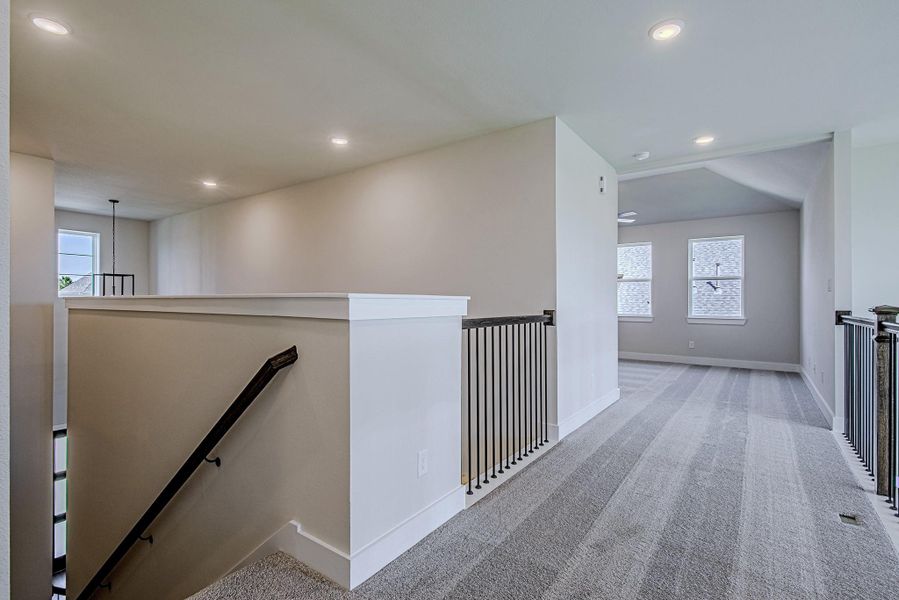 Spacious second-floor landing offering additional flexible living space