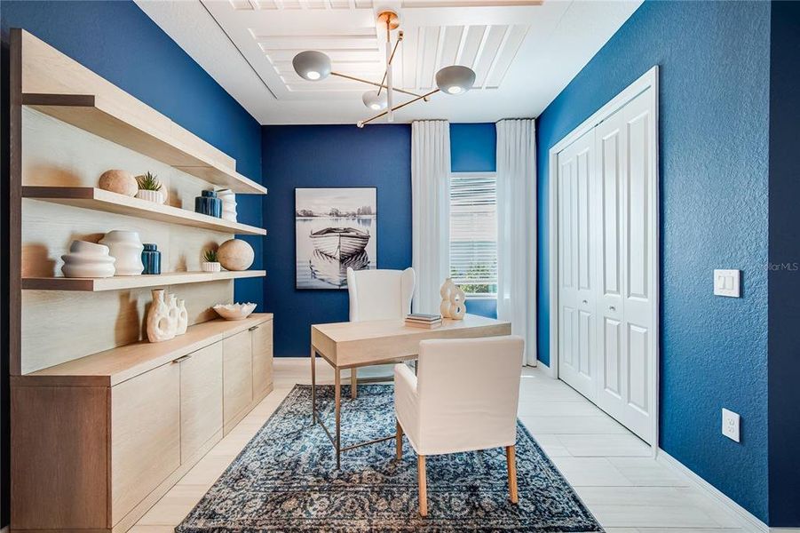 Furnished interior view inside a new home in Calusa Country Club, Lakewood Ranch (Image 8).
