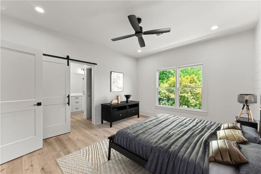 Furnished interior view inside a new home in , Gainesville (Image 11).