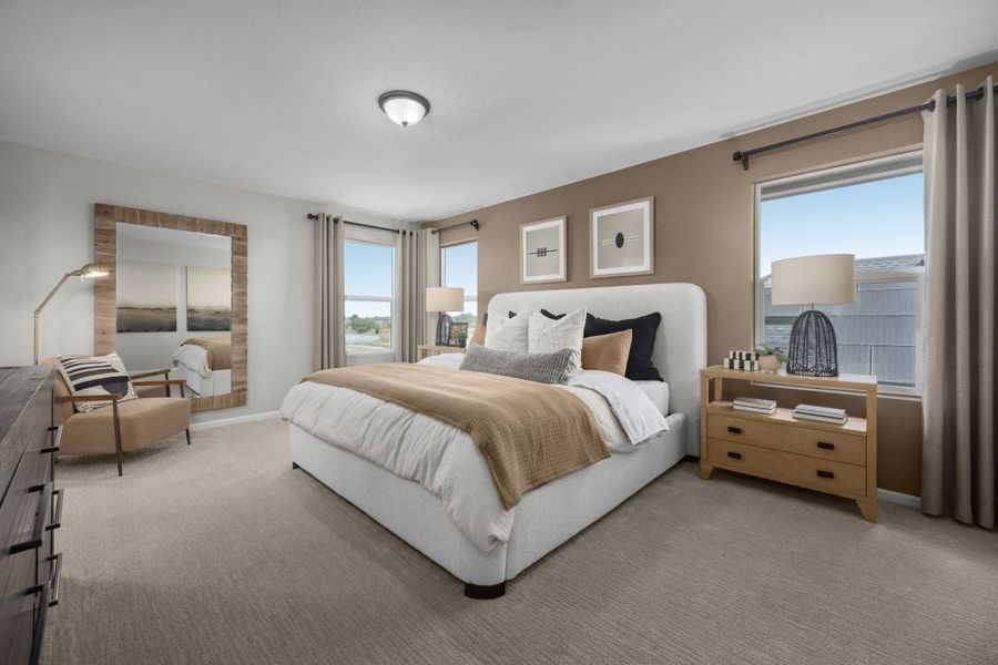 Representative furnished interior of a home built from the 2390 Modeled by KB Home in The Nest Classic at Canyon Creek, Erie (Image 7).