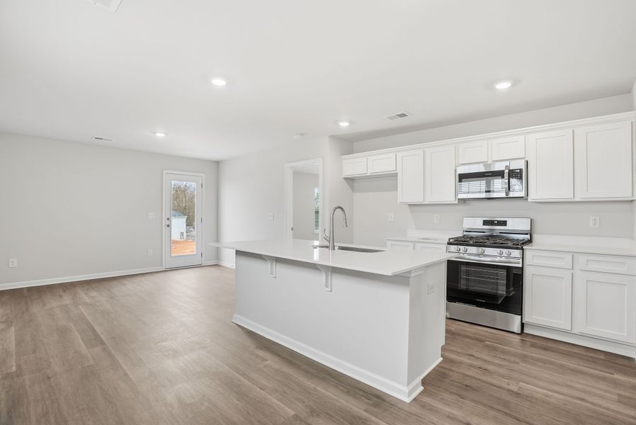 Furnished interior view inside a new home in South Welcome, Greenville (Image 6).