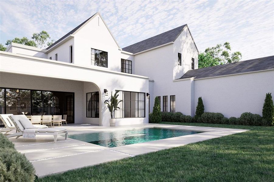 Exterior details and patio area of a home in , Dallas (Image 3).