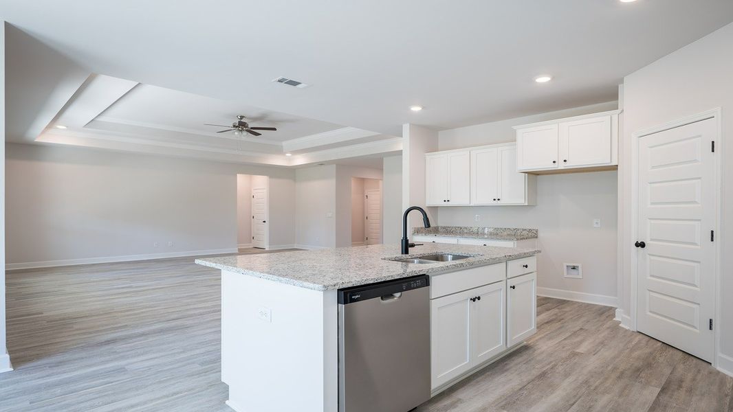 Representative furnished interior of a home built from the The Victoria by D.R. Horton in Meadows at Rehwinkel, Crawfordville (Image 12).