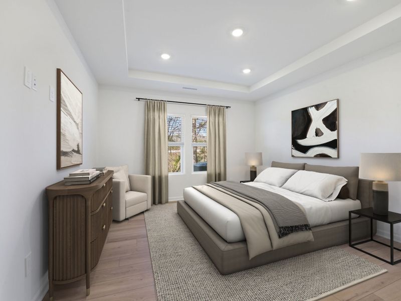 Furnished interior view inside a new home in Watkins Glen, Raleigh (Image 8).