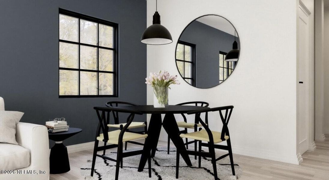 Furnished interior view inside a new home in , Elkton (Image 3).