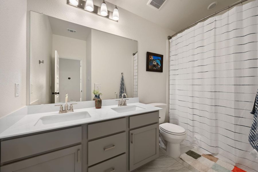 Furnished interior view inside a new home in , Round Rock (Image 29).