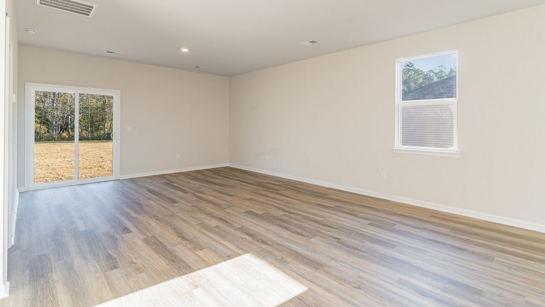 Representative unfurnished interior of a home built from the WREN by D.R. Horton in Saltgrass Landing, Winnabow (Image 14).