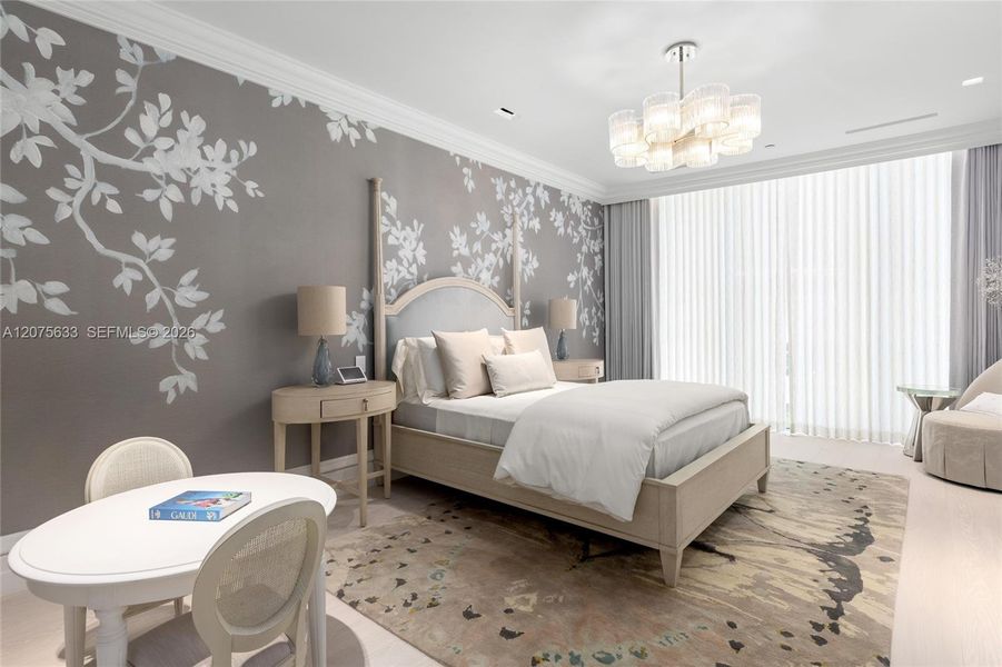 Furnished interior view inside a new home in , Sunny Isles Beach (Image 35).
