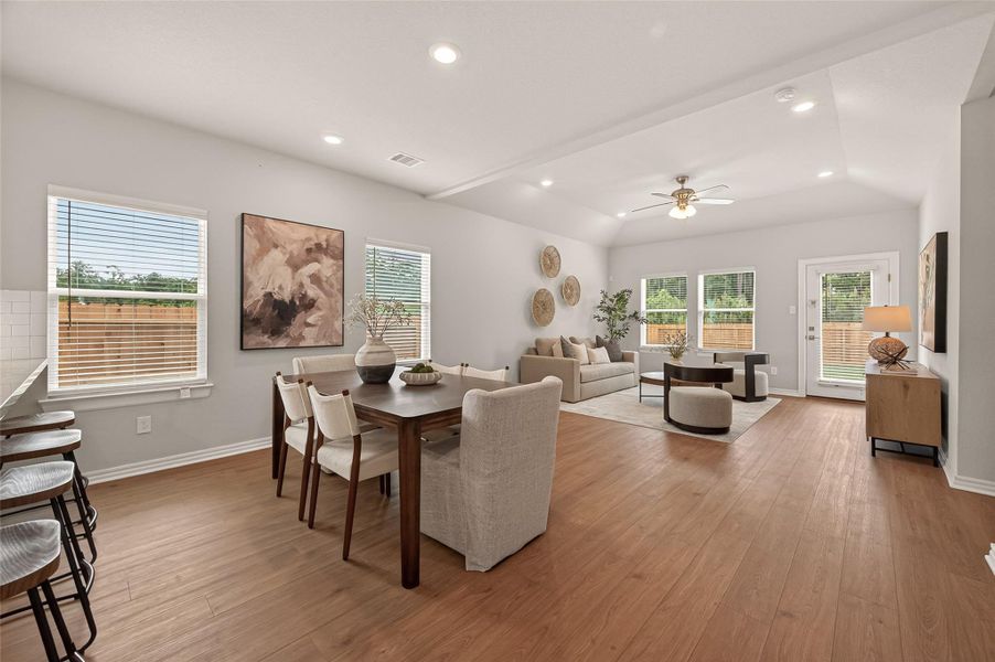 Furnished interior view inside a new home in , Splendora (Image 5).