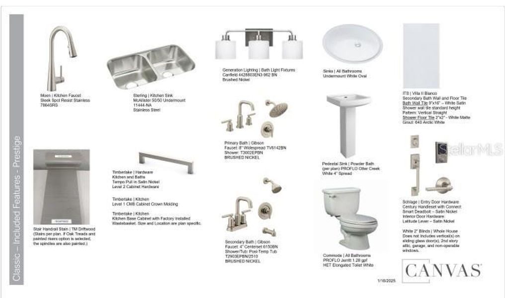 Sample of building materials used in homes in Timber Ridge, Plant City (Image 11).