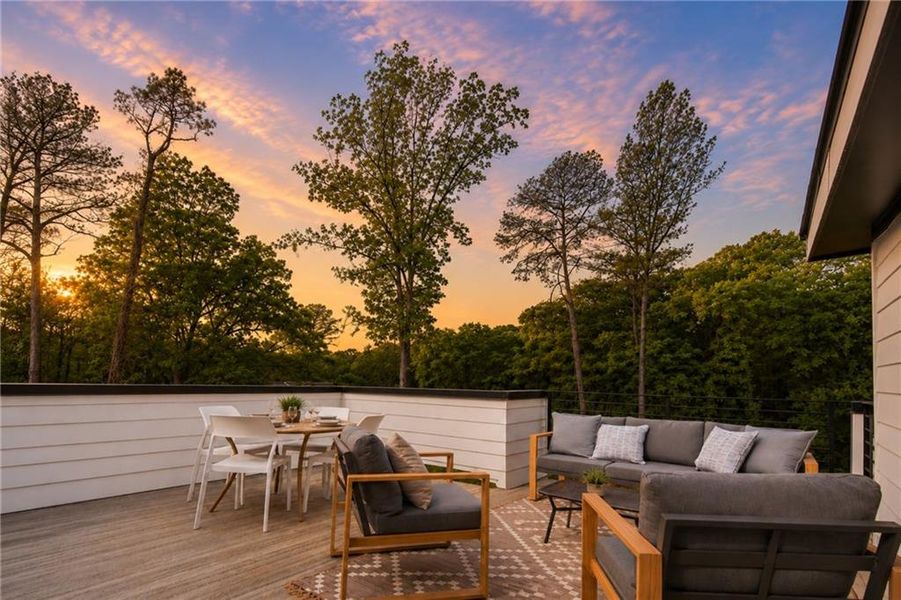 Exterior details and patio area of a home in , Atlanta (Image 24). Exterior details and patio area of a home in , Atlanta (Image 24).