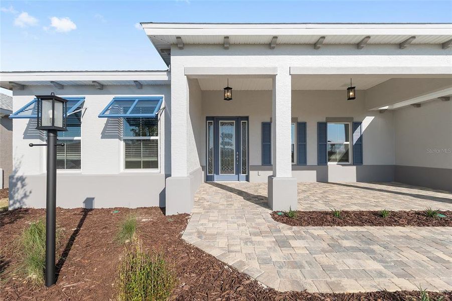 Exterior details and patio area of a home in , Ocala (Image 31).