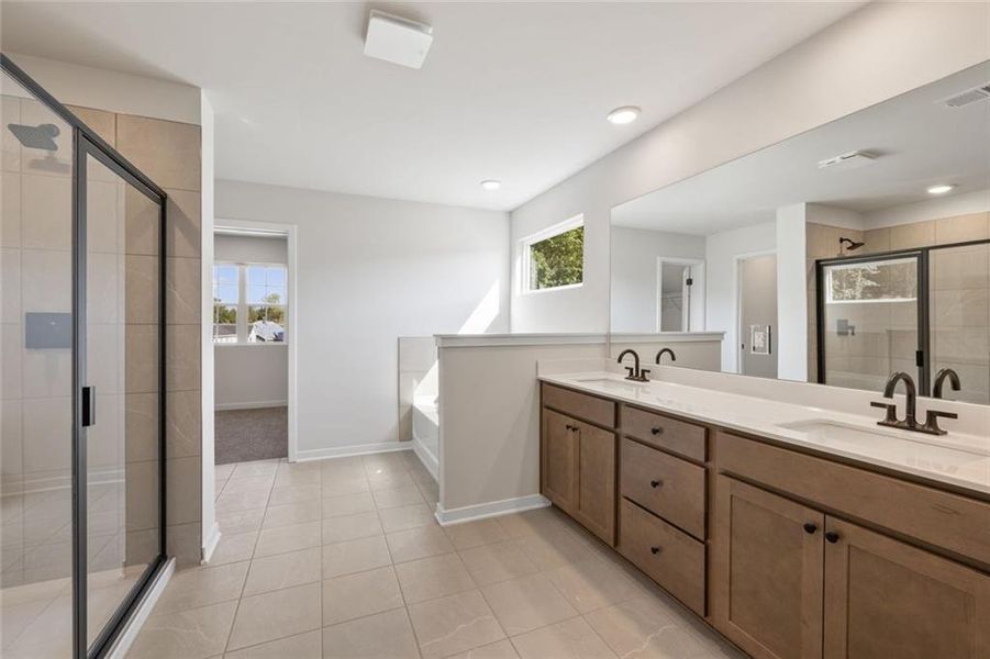 Furnished interior view inside a new home in Brookshire Manor, Canton (Image 7).