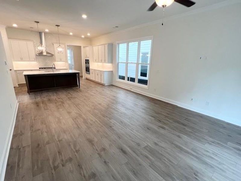 Spacious, unfurnished interior of a new home in Palisades Single Family, Cumming (Image 32). Spacious, unfurnished interior of a new home in Palisades Single Family, Cumming (Image 32).
