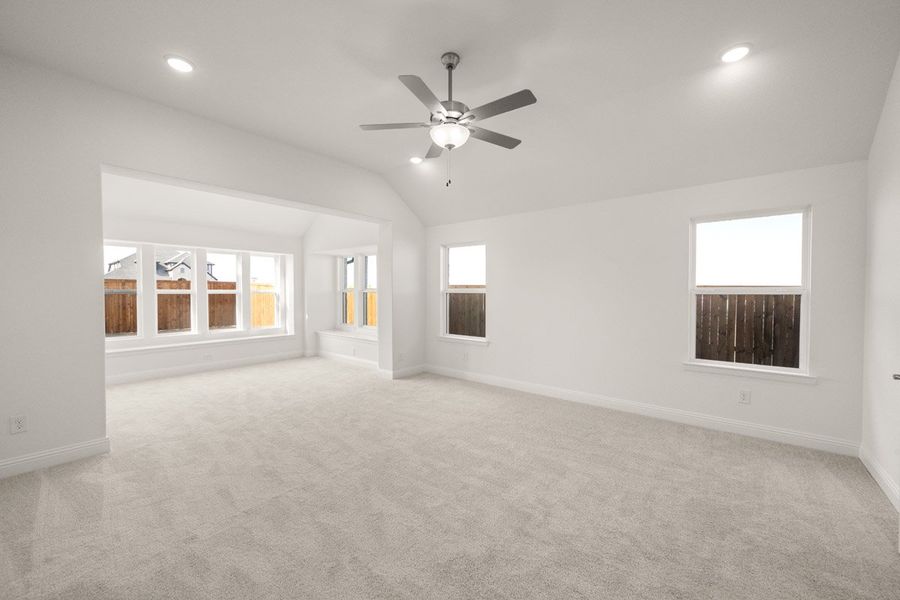 Representative unfurnished interior of a home built from the Sandstone II by Pacesetter Homes in Timberbrook, Justin (Image 21).