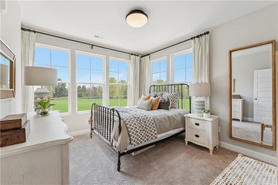 Furnished interior view inside a new home in , Atlanta (Image 10).