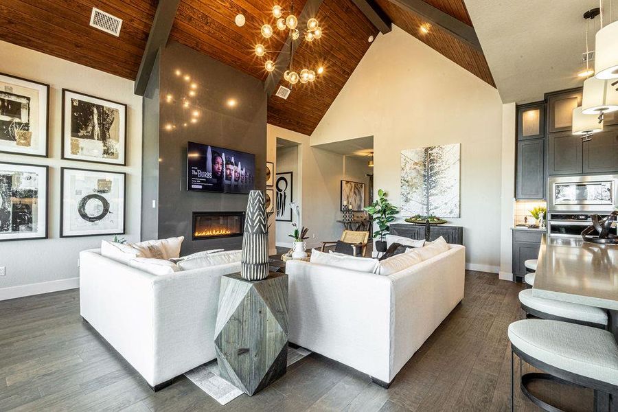 Furnished interior view inside a new home in North Haven, Liberty Hill (Image 15).