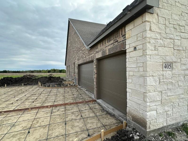 In-progress construction of a new home in Fannin Ranch, Leonard, TX (Image 11).