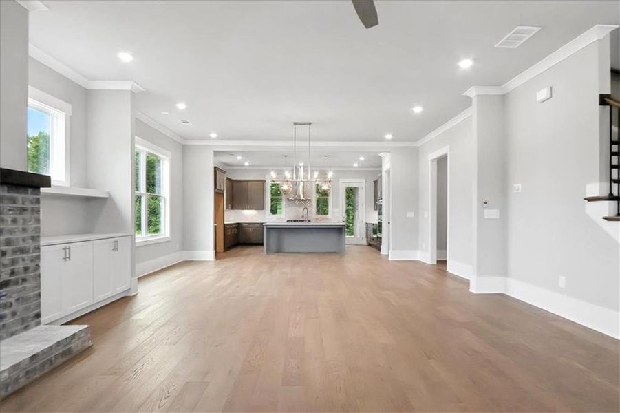 Spacious, unfurnished interior of a new home in Old Town Estates, Monroe (Image 44).